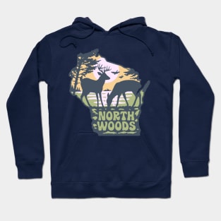 Winconsin Nature Map Hoodie